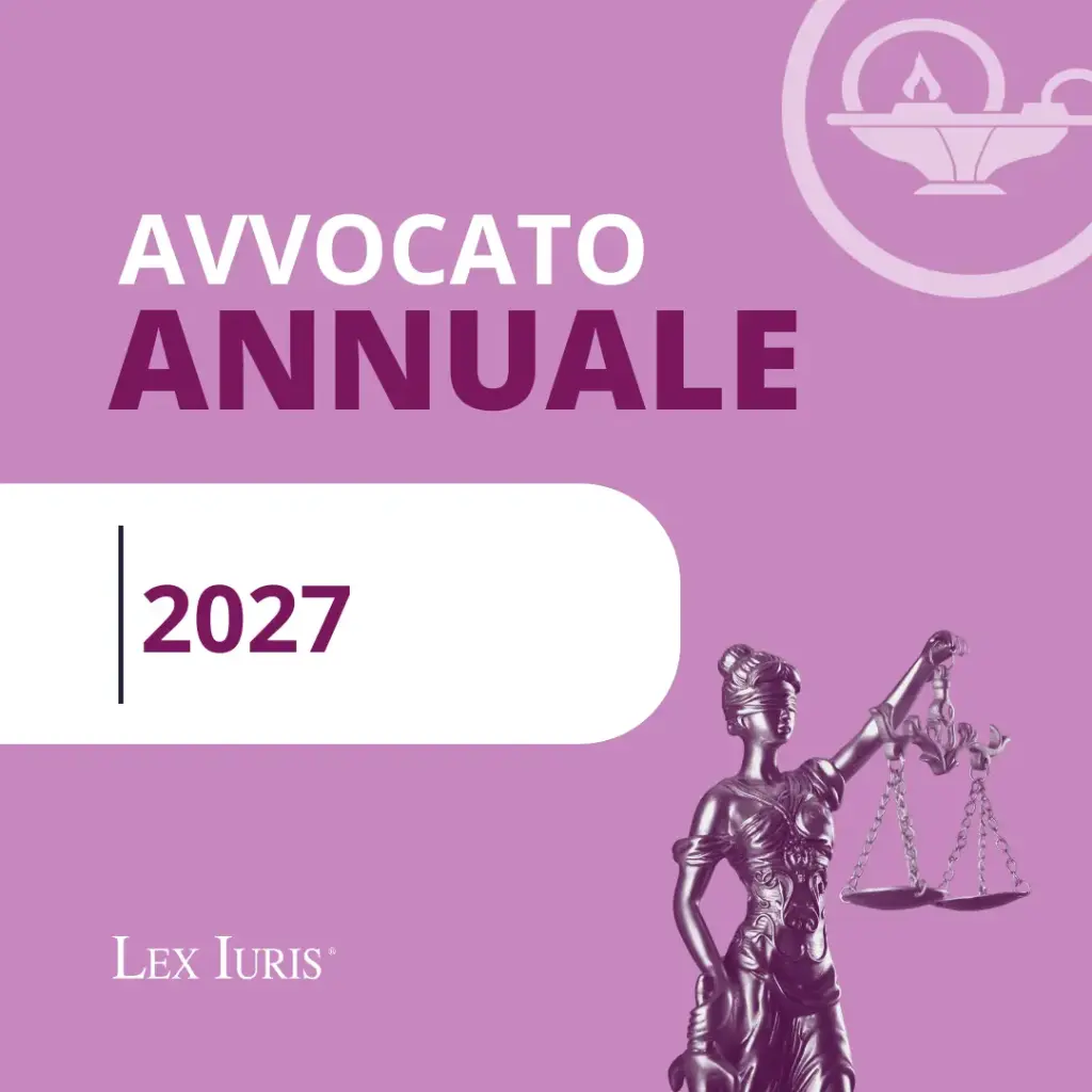 Corso Esame Avvocato Annuale - 2027