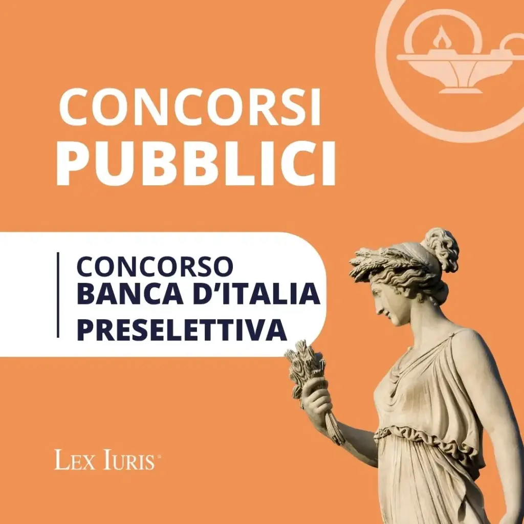 Concorso Prova Preselettiva Banca D'Italia 2025
