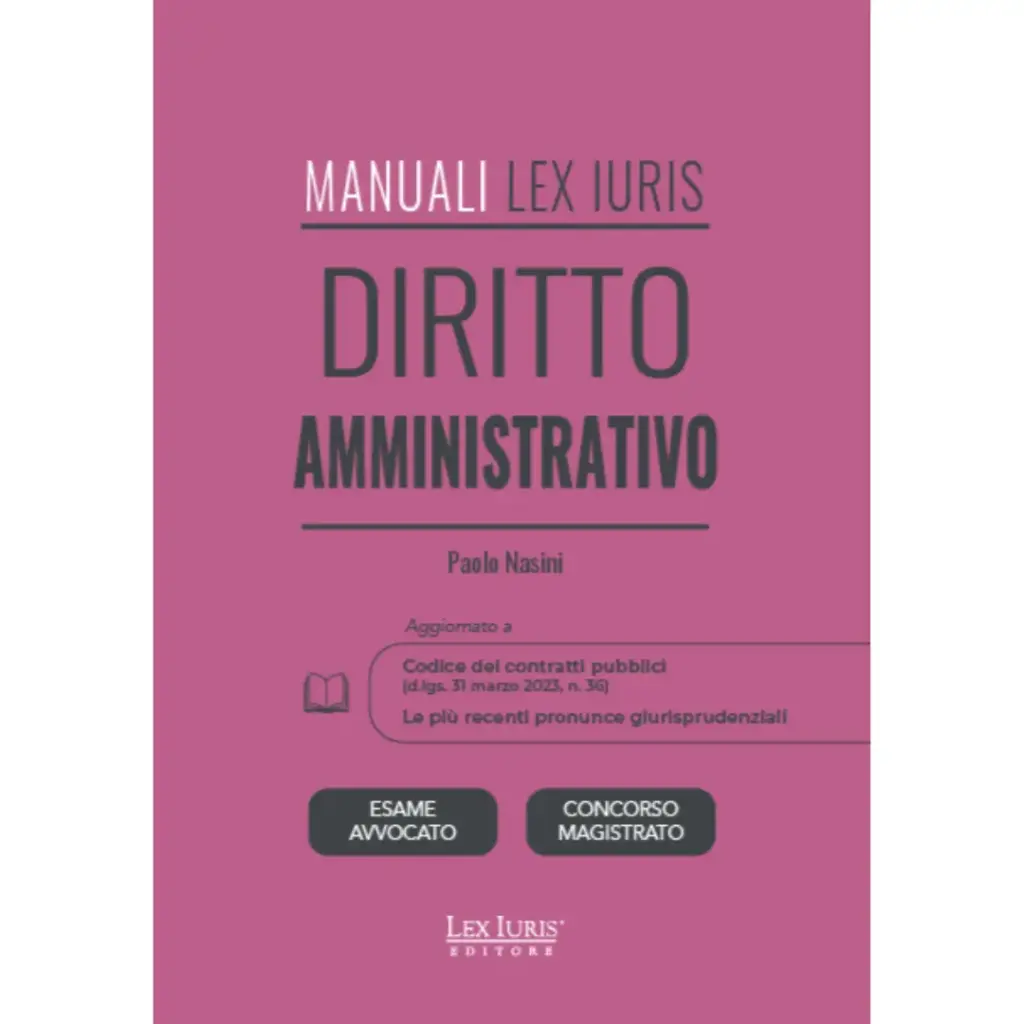 Manuale Diritto Amministrativo 2025
