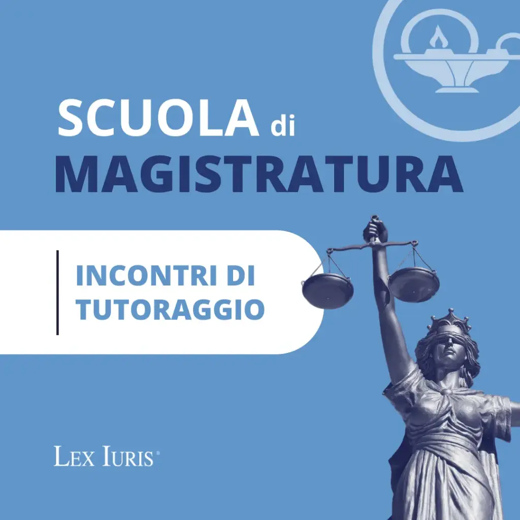Incontri individuali di tutorato Magistratura 2025
