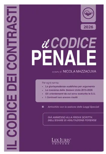Codice dei Contrasti Diritto Penale – ed. 2026
