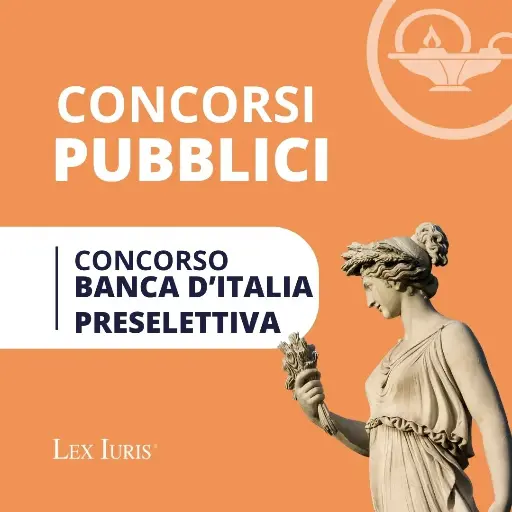 Concorso Preselettiva Banca D'Italia 2025